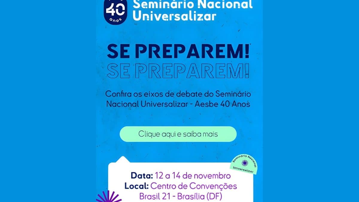 SE PREPAREM! Confira os eixos de debate do Seminário Nacional Universalizar – Aesbe 40 Anos