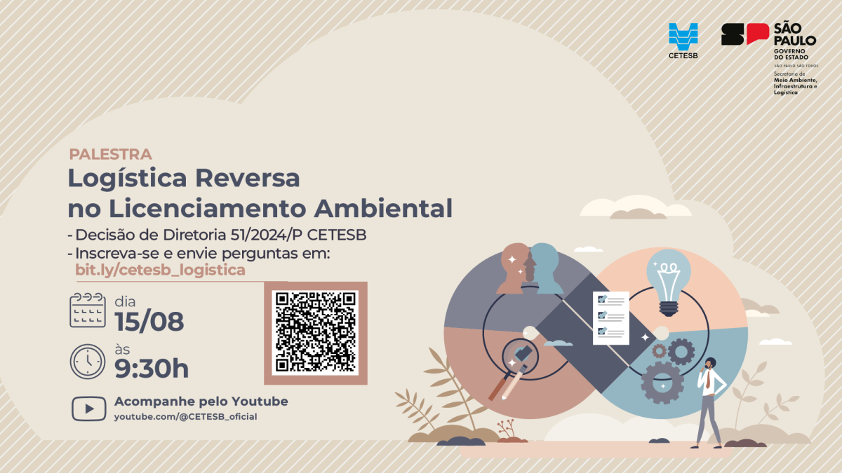 Participe do evento promovido pela CETESB – Logística Reversa no Licenciamento Ambiental