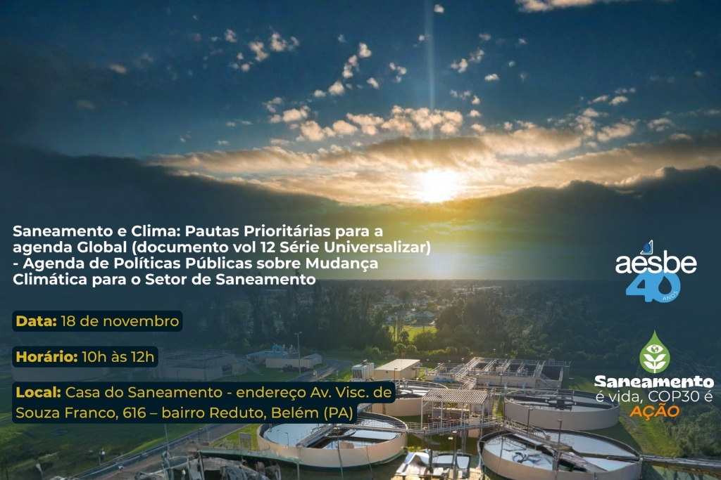 Debate sobre Saneamento e Clima Pautas Prioritárias para a agenda Global